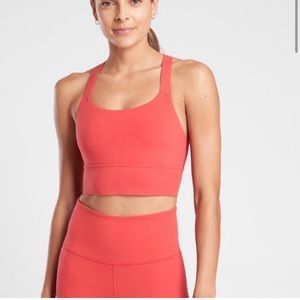 Athleta Warrior Longline bra - Small - Red